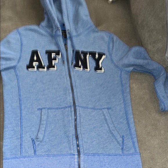 Abercrombie & Fitch Classic Blue  Hoodie used good condition - Picture 5 of 13